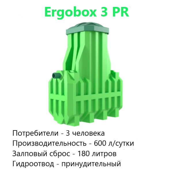 Автономная канализация Ergobox-3-PR